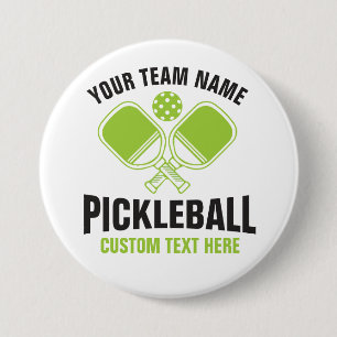 Pickleball Team Club Pickleball Player Button