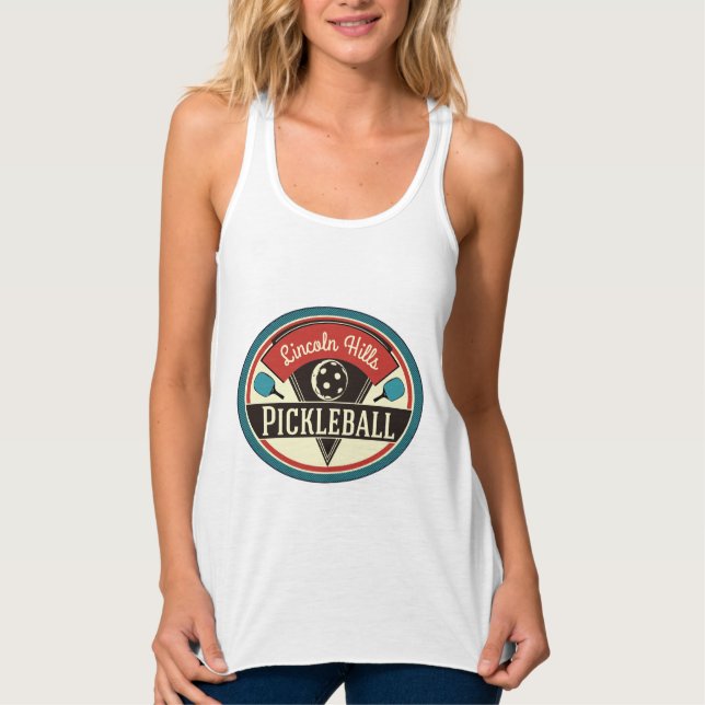 Pickleball Team Shirt - Vintage Design (Front)