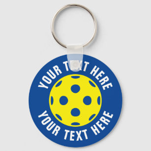 Pickleball tennis keychain gift for player and fan
