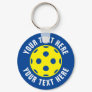 Pickleball tennis keychain gift for player and fan