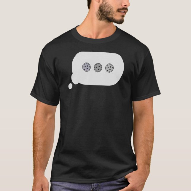 Pickleball Text Message Chat Bubble  Pickleball Pl T-Shirt (Front)