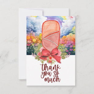 Pickleball thank you card