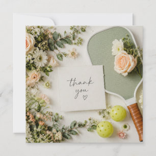 Pickleball  thank you card