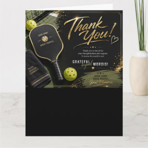 Pickleball  thank you card