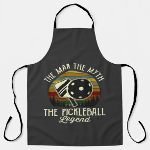 Pickleball- The Man, The Myth, The Legend  Apron