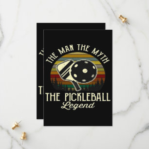 Pickleball- The Man, The Myth, The Legend  Save The Date