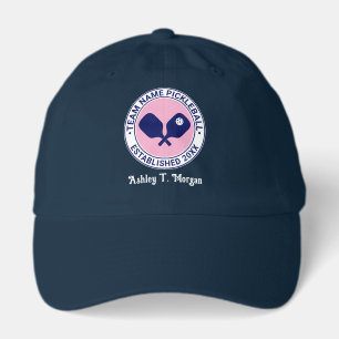 Pickleball Theme #1 Team Name Date Estd Hat