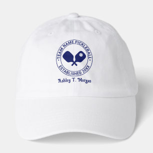 Pickleball Theme #1 Team Name Date Estd Hat