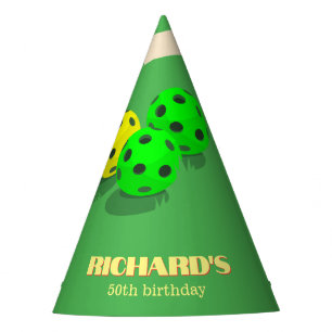 Pickleball Themed Sports Dinking Birthday Party Hat
