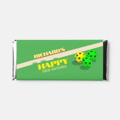 Pickleball Themed Sports Dinking Birthday Party Hershey Bar Favors