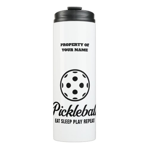 Pickleball Thermal Tumbler mug gift for him or her