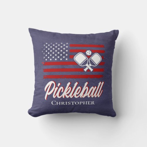 Pickleball Throw Pillow