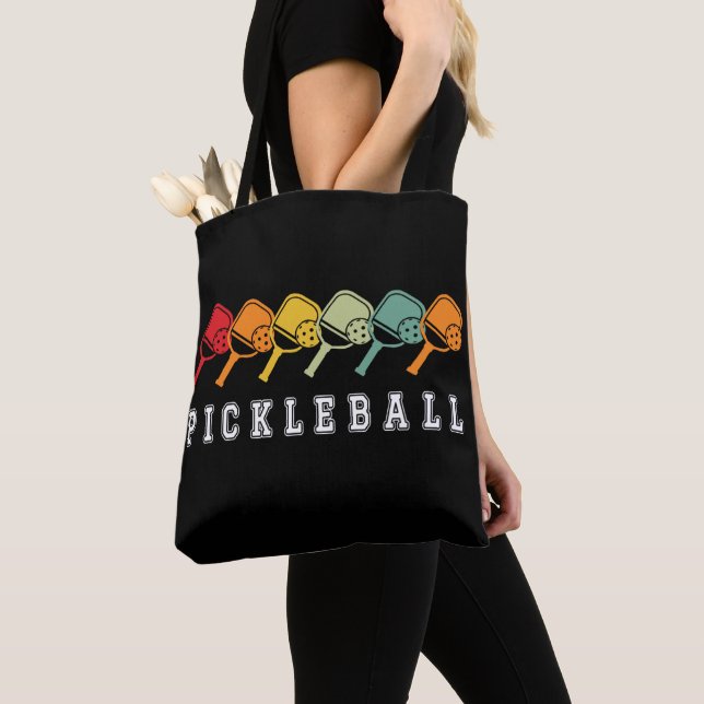 Pickleball Tote Bag (Close Up)