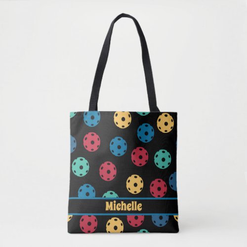  Pickleball tote bag with custom name