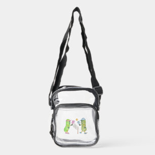 Pickleball Tournament Clear Crossbody Bag