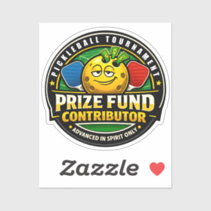 Pickleball Tournament Prize Fund Contributor Sticker