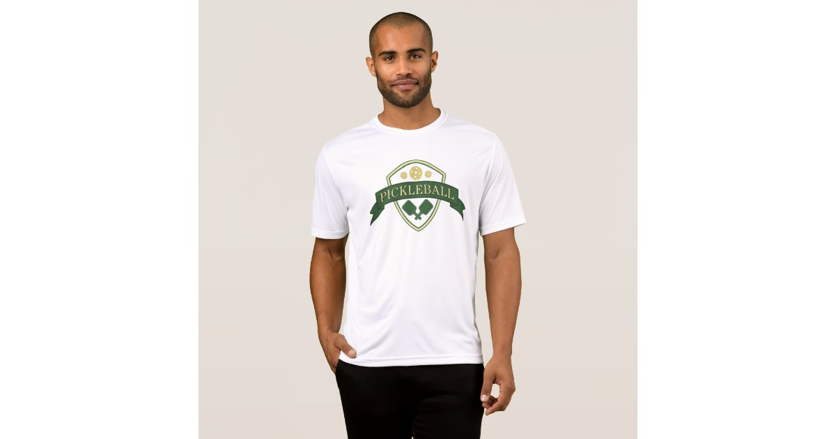 Funny Sports Pickleball Player T-Shirt, Zazzle