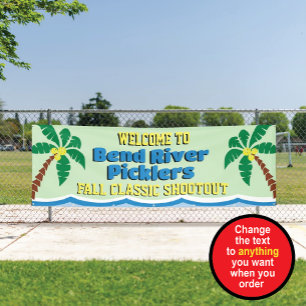 Pickleball Tournament Welcome Banner