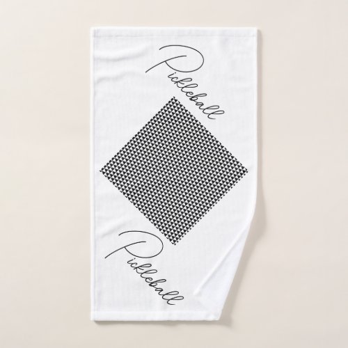 Pickleball Triangles Sports Hand Towel