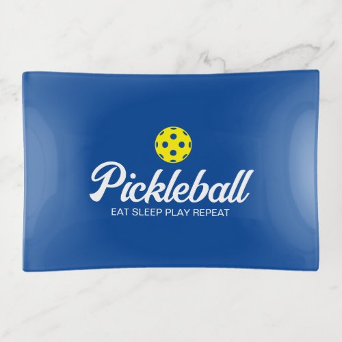 Pickleball trinket tray gift for enthusiastic fans