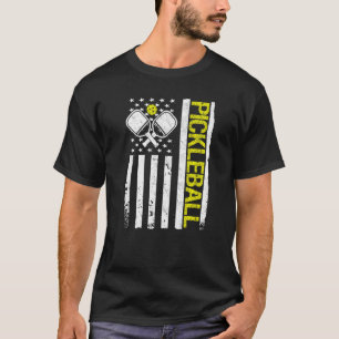 Pickleball USA American Flag 1 T-Shirt