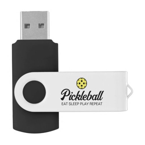 Pickleball USB flash drive gift for player and fan