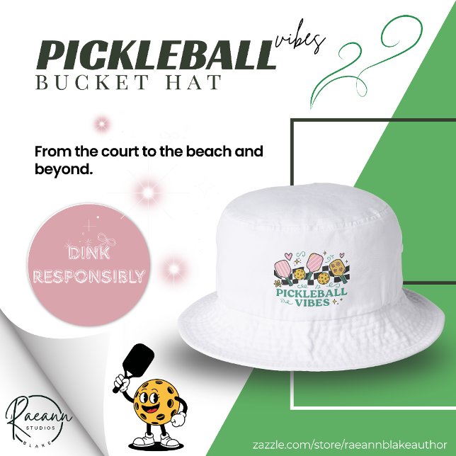 Pickleball Vibes Classic Bucket Hat (Creator Uploaded)