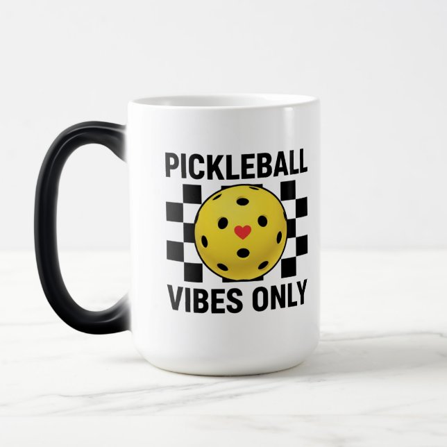 Pickleball Vibes Only Color Morph Mug (Left)