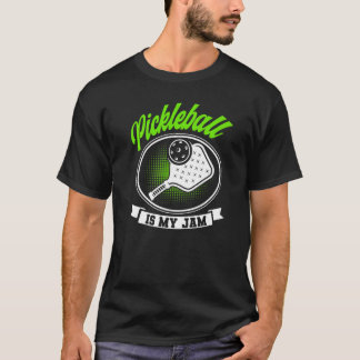 Pickleball Vintage Pickleball Is My Jam Paddleball T-Shirt
