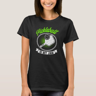 Pickleball Vintage Pickleball Is My Jam Paddleball T-Shirt