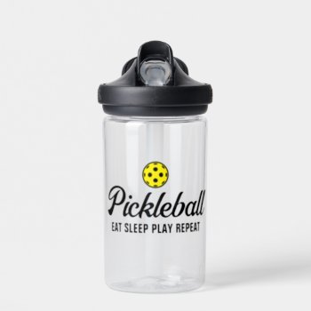 Pickleball Water Bottle For Kids by imagewear at Zazzle