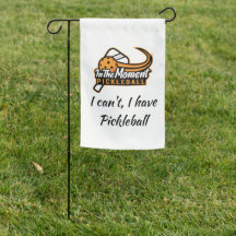 Pickleball Weatherproof Personalized Garden Flag