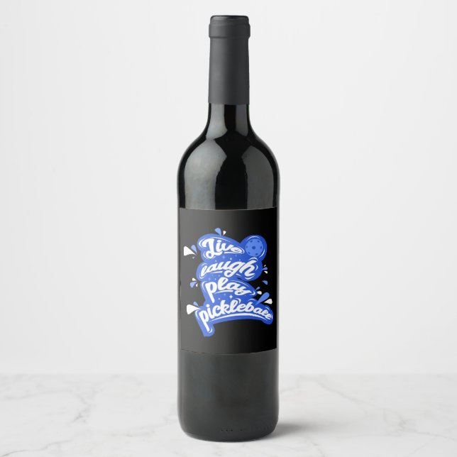 Pickleball Wine Label (Front)
