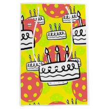 Pickleball with Birthday Cake on Yellow background