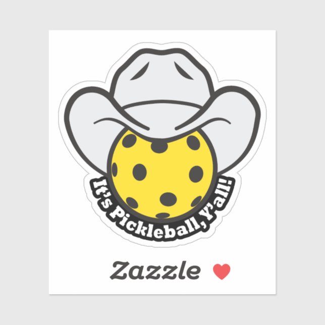 Pickleball Y'all Sticker (Sheet)