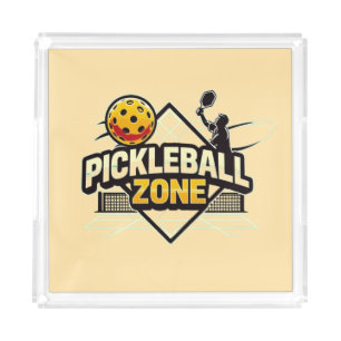 Pickleball Zone - Perfect for Passionate Players Acrylic Tray