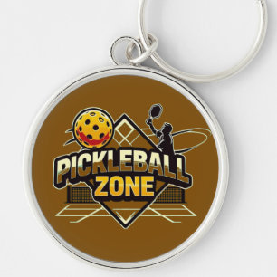 Pickleball Zone - Perfect for Passionate Players Keychain