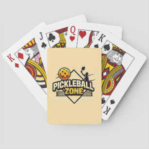 Pickleball Zone - Perfect for Passionate Players Poker Cards