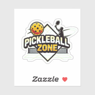 Pickleball Zone - Perfect for Passionate Players Sticker