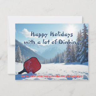 Pickleball🎅Backhand Blizzard & Holiday Bravado Card