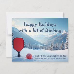Pickleball🎅Creative Chaos & Holiday Comebacks Card