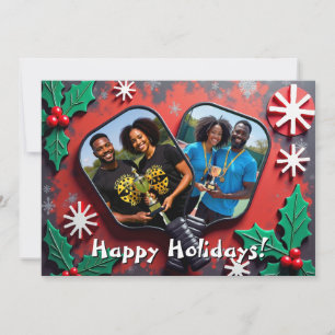 Pickleball🎅Merry Match Point! Holiday Card