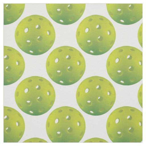 💚Pickleballs, custom background and tile size Fabric
