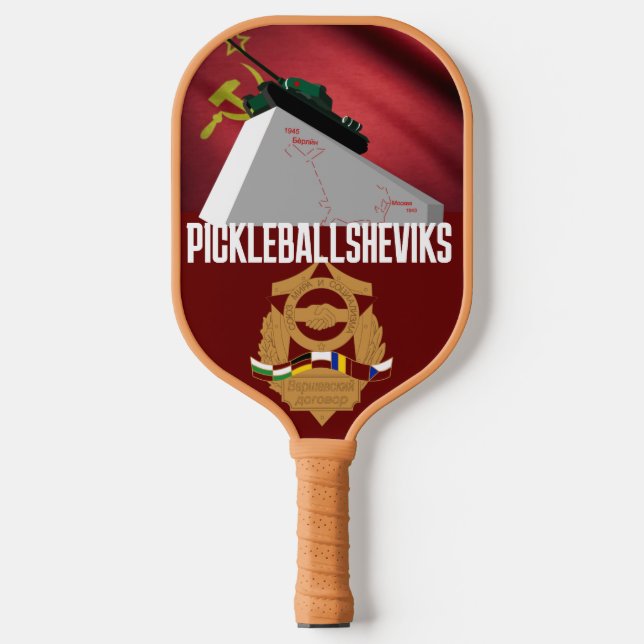 PICKLEBALLSHEVIKS PICKLEBALL PADDLE (Front)