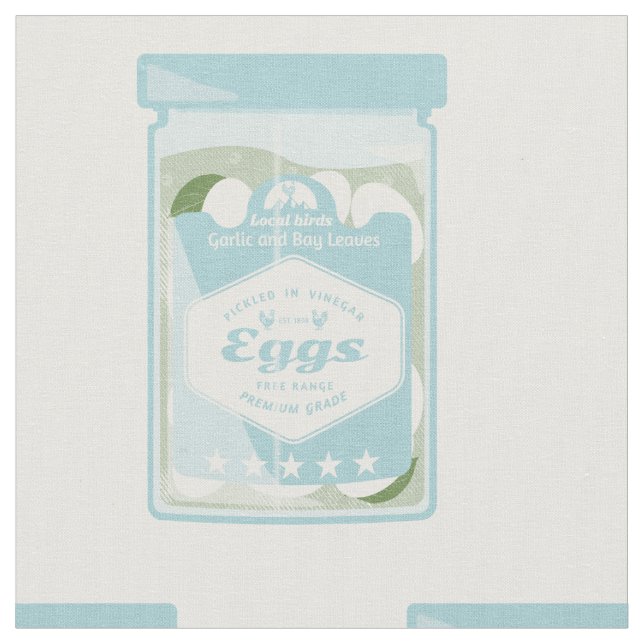Pickled eggs fabric (Close Up)