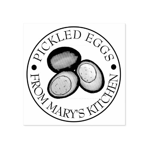 Pickled Hard Boiled Red Beet Eggs Canned By Rubber Stamp