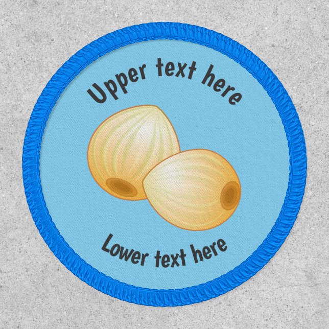 Pickled onion image - your own caption any colour patch (Front)