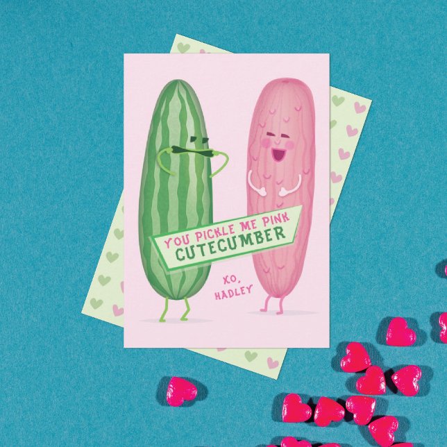 Pickled Pink Classroom Valentine's Day Card (Creator Uploaded)