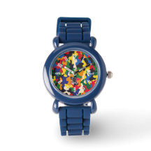 PickleKids™ Color Camo Blue Watch