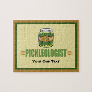 PICKLEOLOGIST Funny Pickle Lovers Jigsaw Puzzle